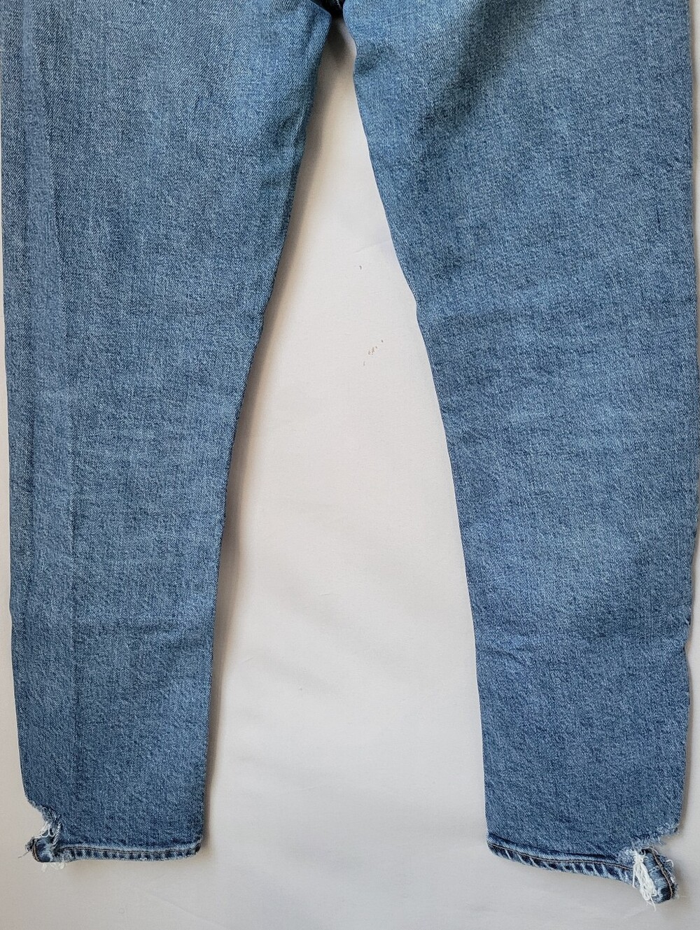 AGolde Toni Mid Rise Straight Leg Denim Jeans Stratosphere 27 - Picture 13 of 16